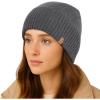imagePolarWool Satin Lined 80 Merino Wool Beanie Winter Hat Oversized LXLXXL Cuffed Watch Fisherman Cap for Men WomenGrayurban