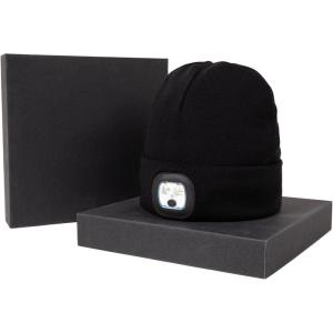 imageTOPEX DryKnit Waterproof Oversized Fleece Lined LED Beanies Christmas Dad Gifts Warm WinterBlack With Box