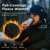 image:imageTOPEX DryKnit Waterproof Merino Wool Beanie Hat with Brim Ear Flaps Fleece Lined Ski Cap for Cold Weather amp Large HeadsGreen