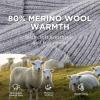 image:imageTOPEX DryKnit Waterproof Merino Wool Beanie Hat with Brim Ear Flaps Fleece Lined Ski Cap for Cold Weather amp Large HeadsLight Gray