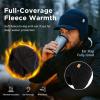 image:imageTOPEX DryKnit Waterproof Merino Wool Beanie Hat with Brim Ear Flaps Fleece Lined Ski Cap for Cold Weather amp Large HeadsRed