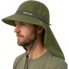 image:imageTOPEX Cooling Sun Hat with Neck Flap  UPF 50 Wide Brim Breathable Hat for Hiking Fishing amp Big HeadsBronze Green