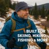 image:imageTOPEX DryKnit Waterproof 80 Merino Wool Beanie Hat with Brim  Fleece Lined Ski Cap for Cold Weather amp Large HeadsBurgundy