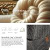 image:imageTOPEX DryKnit Waterproof 80 Merino Wool Beanie Hat with Brim  Fleece Lined Ski Cap for Cold Weather amp Large HeadsGray
