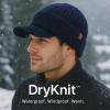 image:imageTOPEX DryKnit Waterproof 80 Merino Wool Beanie Hat with Brim  Fleece Lined Ski Cap for Cold Weather amp Large HeadsNavy