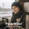 image:imageTOPEX PolarWool Merino Wool Beanie Polartec Fleece Lined LXLXXL Unisex Warm Winter Knit Hat Watch CapLightgreycloud