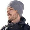 image:imageTOPEX PolarWool Merino Wool Beanie Polartec Fleece Lined LXLXXL Unisex Warm Winter Knit Hat Watch CapLightgreycloud