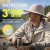 image:imageTOPEX XLXXL Waterproof Mens Sun Hat Wide Brim UPF 50 Bucket Hat for Women Sun Protection Outdoor HikingBeige