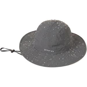 image:imageTOPEX XLXXL Waterproof Mens Sun Hat Wide Brim UPF 50 Bucket Hat for Women Sun Protection Outdoor HikingDark Grey