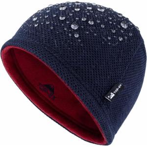 image:imageTOPEX DryKnit Waterproof Wool Beanie Hat for Men Fleece Lined Skull Cap Winter Knit Hat Watch Caps Reversible amp WindproofNavy Blue