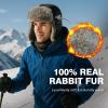 image:imageComhats Large XL Trapper Trooper Hunting Warm Ear Flap Russian Ushanka Winter Ski Cold Weather Bomber Hats for Men92677army Greenreal Fur