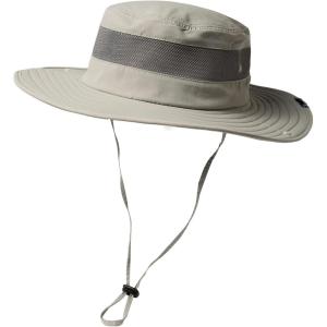image:imageOversized XL XXL Mens Waterproof UPF50 Golf Bucket Sun Hats Big Head Boonie Safari Wide Brim FishingLight Greymesh