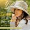image:imageTOPEX ChicPony Womens Wide Brim Bucket Sun Hat with Ponytail Hole UPF 50 Summer Packable Sunhat for Travel Beach OutdoorGrey