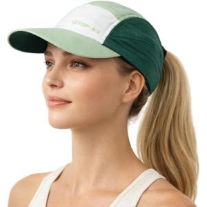 image:imageTOPEX Ponytail Running Cap  Breathable Cooling UV Protection for Women for Most Women SM amp MLSage Green