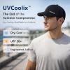 image:imageTOPEX UVCoolix Cooling Performance Hat Big Head Waterproof Breathable Baseball Cap for Running Golf Outdoors Men FittedBlack