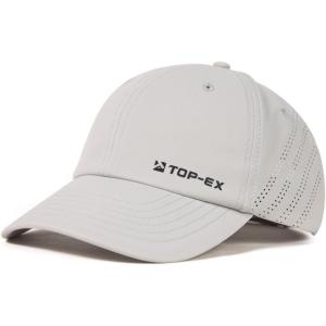 image:imageTOPEX UVCoolix Cooling Performance Hat Big Head Waterproof Breathable Baseball Cap for Running Golf Outdoors Men FittedGrey