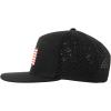 image:imageTOPEX UVCoolix Flat Bill Golf Baseball CapWaterResistant Breathable Adjustable Snapback Hat Men WomenCooling SweatbandBlack Flag