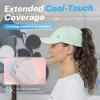 image:imageTOPEX ChicPony Cooling High Ponytail Everyday Sports Hat for Women Breathable Running Golf Walking UPF 50 FoldablePink