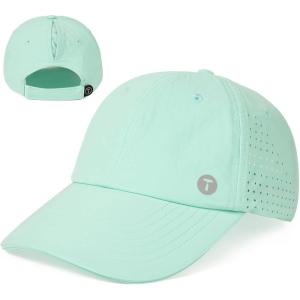 image:imageTOPEX ChicPony Cooling High Ponytail Everyday Sports Hat for Women Breathable Running Golf Walking UPF 50 FoldableGreen