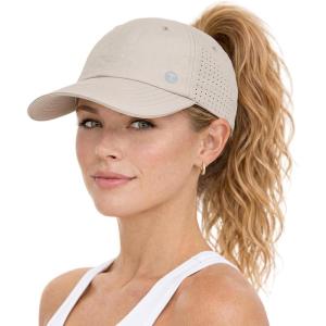 image:imageTOPEX ChicPony Cooling High Ponytail Everyday Sports Hat for Women Breathable Running Golf Walking UPF 50 FoldableGrey