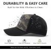 image:imageTOPEX UVCOOLIX Instant Cooling Golf Rope Hats  Unisex Waterproof Stain Resistant Breathable UPF 50  Big Head XL XXLBlack Camo