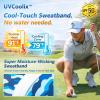 image:imageTOPEX UVCOOLIX Instant Cooling Golf Rope Hats  Unisex Waterproof Stain Resistant Breathable UPF 50  Big Head XL XXLBlack Palm Tree