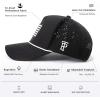 image:imageTOPEX UVCoolix Performance Rope Snapback Hat WaterResistant Beathable Baseball Cap for Men Golf Workout HatBlackflag