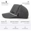 image:imageTOPEX UVCoolix Performance Rope Snapback Hat WaterResistant Beathable Baseball Cap for Men Golf Workout HatDark Grey