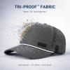 image:imageTOPEX UVCoolix Performance Rope Snapback Hat WaterResistant Beathable Baseball Cap for Men Golf Workout HatDark Grey