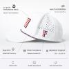 image:imageTOPEX UVCoolix Performance Rope Snapback Hat WaterResistant Beathable Baseball Cap for Men Golf Workout HatWhiteflag