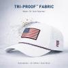 image:imageTOPEX UVCoolix Performance Rope Snapback Hat WaterResistant Beathable Baseball Cap for Men Golf Workout HatWhiteflag