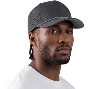 image:imageTOPEX UVCOOLIX Instant Cooling Golf Rope Hats  Unisex Waterproof Stain Resistant Breathable UPF 50  Big Head XL XXLCharcoal Grey