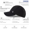image:imageTOPEX ChicPony UVCoolix Instant Cooling Baseball Cap UV 50 High Ponytail Hat for Women Soft Top Hard BrimBlack