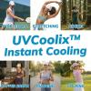 image:imageTOPEX ChicPony UVCoolix Instant Cooling Baseball Cap UV 50 High Ponytail Hat for Women Soft Top Hard BrimWhite