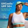 image:imageTOPEX ChicPony UVCoolix Instant Cooling Baseball Cap UV 50 High Ponytail Hat for Women Soft Top Hard BrimWild Mint