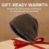 image:imageTOPEX PolarWool Wool Beanie Hat for Men Women Fleece Lined Skull Cap Winter Knit Hat Watch Caps Reversible amp WindproofGreen