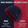 image:imageTOPEX PolarWool Wool Beanie Hat for Men Women Fleece Lined Skull Cap Winter Knit Hat Watch Caps Reversible amp WindproofNavy Blue