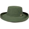 image:imageTOPEX UVCoolix Cooling Sun Hat Women Ponytail Hole UPF 50 Wide Brim Water Resistant Breathable Packable Hiking BeachGreen