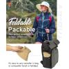 image:imageTOPEX UVCoolix Cooling Sun Hat Women Ponytail Hole UPF 50 Wide Brim Water Resistant Breathable Packable Hiking BeachKhaki