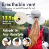image:imageTOPEX UVCoolix Cooling Sun Hat Women Ponytail Hole UPF 50 Wide Brim Water Resistant Breathable Packable Hiking BeachKhaki