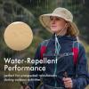 image:imageTOPEX UVCoolix Cooling Sun Hat Women Ponytail Hole UPF 50 Wide Brim Water Resistant Breathable Packable Hiking BeachKhaki