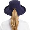 image:imageTOPEX UVCoolix Cooling Sun Hat Women Ponytail Hole UPF 50 Wide Brim Water Resistant Breathable Packable Hiking BeachNavy