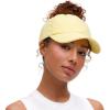 image:imageTOPEX ChicPony UVCoolix Instant Cooling Baseball Cap UV 50 High Ponytail Hat for Women Soft Top Hard BrimSun Faded Yellow