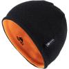 image:imageTOPEX PolarWool Wool Beanie Hat for Men Women Fleece Lined Skull Cap Winter Knit Hat Watch Caps Reversible amp WindproofBlack