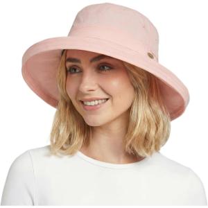 image:imageTOPEX UVCoolix Cooling Sun Hat Women Ponytail Hole UPF 50 Wide Brim Water Resistant Breathable Packable Hiking BeachPink
