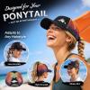 image:imageTOPEX ChicPony SM ML High amp Low Ponytail Beach Golf Snapback Trucker Hats for Women Girls Summer CuteMidnight Peak