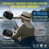 image:imageUVCoolix Cooling Sun Hat with Neck FlapUPF 50 Wide Brim UV Protection Boonie for Hot Outdoor DaysLightgray