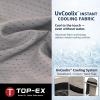 image:imageUVCoolix Cooling Sun Hat with Neck FlapUPF 50 Wide Brim UV Protection Boonie for Hot Outdoor DaysLightgray