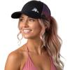 image:imageTOPEX ChicPony SM ML High amp Low Ponytail Beach Golf Snapback Trucker Hats for Women Girls Summer CuteMidnight Peak