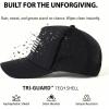 image:imageTOPEX Performance Baseball Hat for Men Water Resistant Golf Cap Running Cooling Snapback Laser PerforatedBlack  Usa Flag